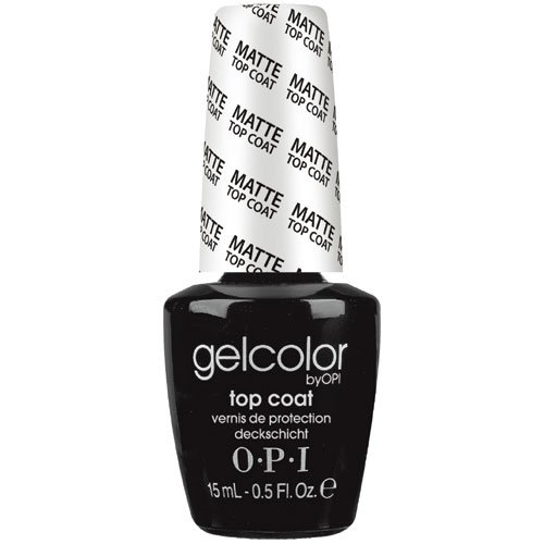 Opi Gelcolor Nail Polish, Matte Topcoat, 0.5 Ounce