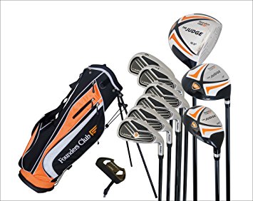 Founders Club The Judge Mens Complete Golf Club Package Set for Men with Graphite and Steel and Stand Bag For Right Hand