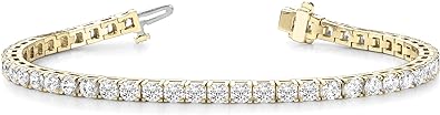 5 to 20 Carat LAB GROWN Classic Diamond Tennis Bracelet 4 Prong Ultra Premium Collection H-I VS2-SI1