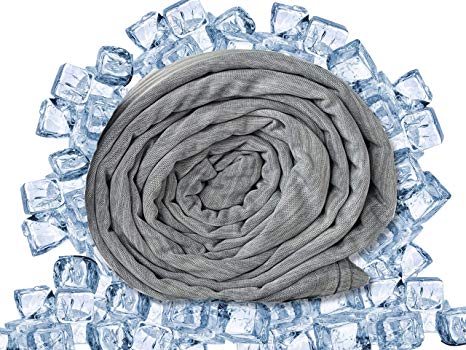 St. teil Weighted Blanket Weighted Heavy Blanket ICY Cooling Cover for hot Sleepers. (60 * 80 ICY Cooling Cover)