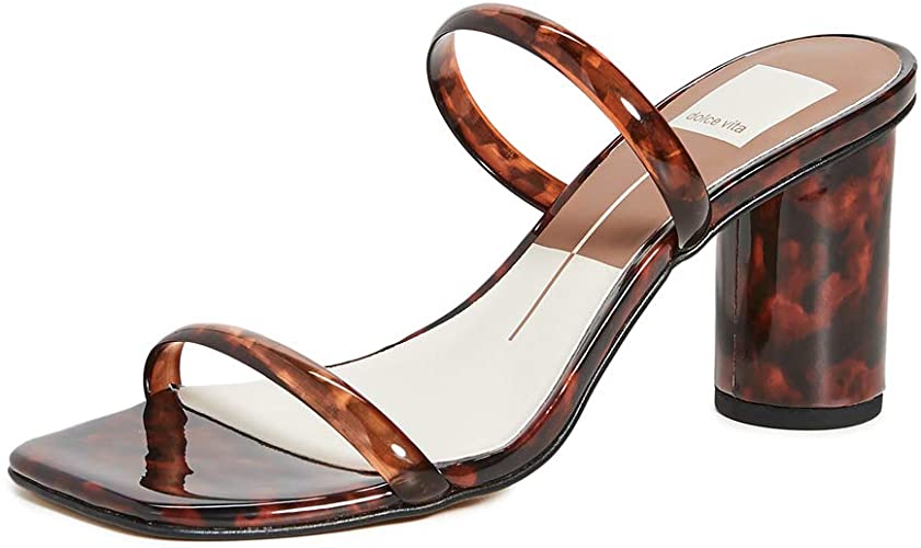 Dolce Vita Women's Noles Vinyl Heeled Sandal