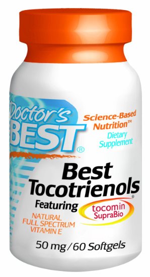 Doctors Best Tocotrienols Featuring Tocomin Suprabio 50 mg 60 Count