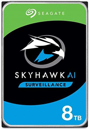 Seagate - ST8000VX004 Skyhawk ST8000VX004 8 TB Hard Drive - 3.5 Internal - SATA (SATA/600) - Video Surveillance System, Network Video Recorder Device Supported - 256 MB Buffer