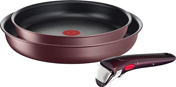 ティファール T-fal 取っ手の取れる フライパン セット 3点 こびりつきにくい 適温を知らせるお知らせマーク IH ガス火対応 「インジニオ・ネオ IHマロンブラウン・アンリミテッド セット3」 ブラウン L38590