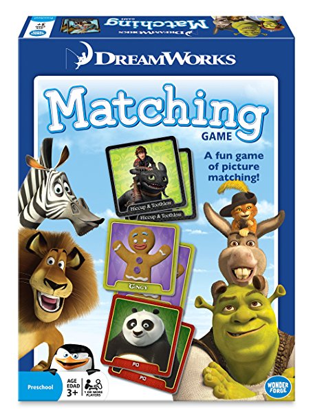 Dreamworks Matching Board Game