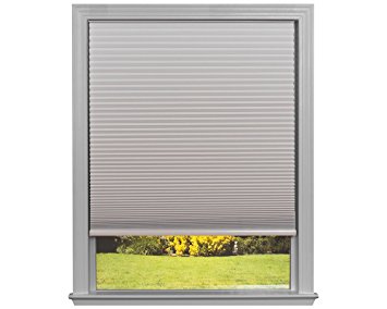 Easy Lift Trim-at-Home Cordless Cellular Blackout Fabric Shade Natural, 48 in x 64 in, (Fits windows 31"- 48")