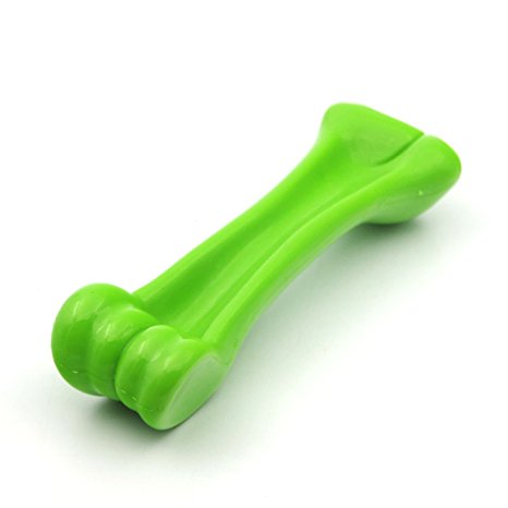 EETOYS Strong Indestructible Dog Nylon Chew Bone Toy for Aggressive Chewers and Teething Puppies Gift for Your Dog Green