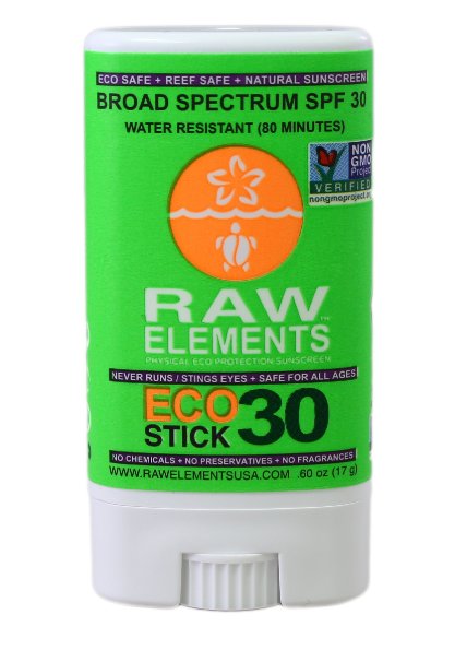 Raw Elements Eco Form Sunscreen Stick - SPF 30 Plus - .6 oz