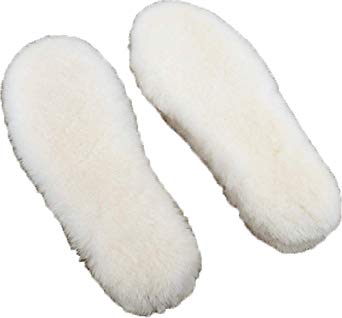 Shoeslulu Premium Lambswool Shearling Insoles with Breathable Anti-Slip Bottom