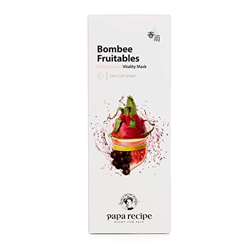 PAPARECIPE Bombee Fruitable Pink Squeeze Vitality Mask 10 PCS
