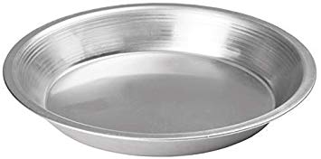 Winco APPL-8, 8'' Aluminum Round Pie Pan, Metal Baking Whooppie Plate, NSF