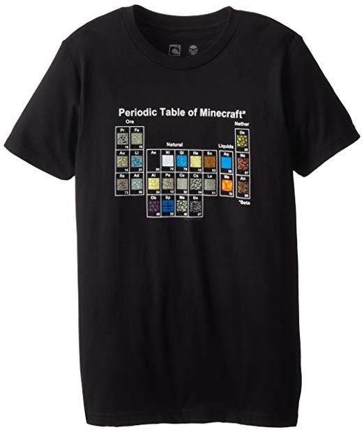 JINX Minecraft Men's Periodic Table Premium T-Shirt