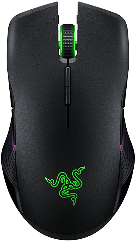 Razer Lancehead 5G Optical Sensor 16,000 Dpi On-Board and Cloud Memory, Ambidextrous Gaming Mouse with Razer Chroma RGB Lighting - Grey