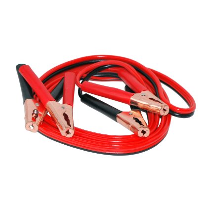 ALEKO CH-NA002 10 GA Booster Cable Jumping Cables Power Jumper Auto Battery Booster Cables CCA, 12' L