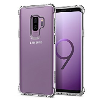 Spigen Rugged Crystal Galaxy S9 Plus Case with Clear Flexible and Durable Shock Absorption for Samsung Galaxy S9 Plus (2018) - Crystal Clear