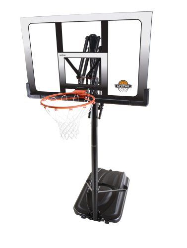 Lifetime 71286 XL Portable Basketball System, 52 Inch Shatterproof Backboard