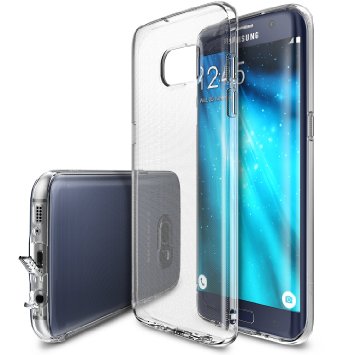 Galaxy S7 Edge Case Ringke AIR Weightless as Air Extreme Lightweight Ultra-Thin Transparent Soft Flexible TPU Scratch Resistant Protective Case for Samsung Galaxy S7 Edge 2016 - Crystal View