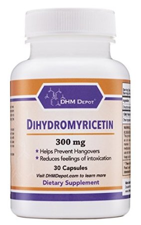 Dihydromyricetin 300mg  Hovenia Dulcis Extract Scientifically Proven to Prevent Hangovers Naturally Obtained from the Oriental Raisin Tree30 Capsules