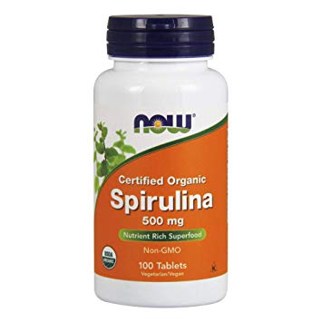 Now Foods Spirulina 500 Mg Nutrient Rich Superfood Tablets - 100 Count