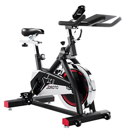 JOROTO Indoor Cycling Bike Trainer - Professional Exercise Bike Stationary Bike for Home Cardio Gym Workout (Model: X1S)