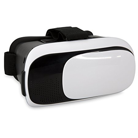iLive Virtual Reality Goggles, Adjustable Headstrap, For Smartphones with 3.5-6 Inch Screens (iVR37W)