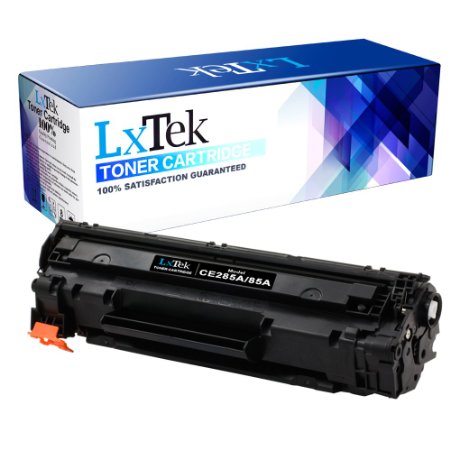 LxTek Compatible Toner Cartridge Replacement Set For HP CE285A 85A (1 Black) For use in HP LaserJet Pro P1102 P1102w P1109w M1217nfw M1212nf M1132 M1214nfh Printer