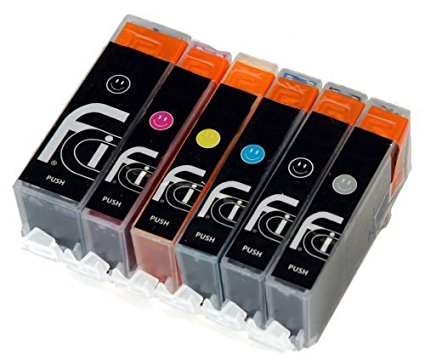 6x FCI Compatible Inks replaces PGI-570 XL / CLI-571 XL Canon Pixma Ink Cartridges MG7750, MG7751, MG7752, MG7753, TS8050, printer inks (All Our Product Reviews Are Verified Purchases)