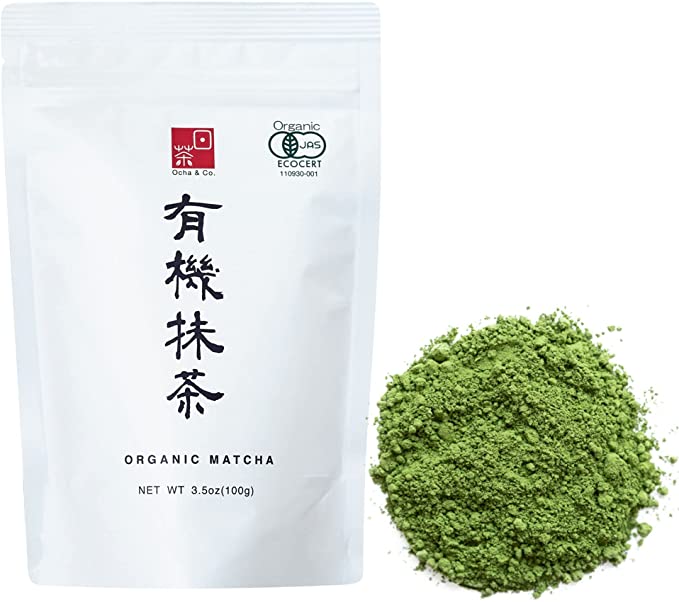 Ocha & Co. Premium Organic Japanese Green Tea Fine Matcha Powder 100g