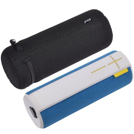 Kinzd® Carry Case for UE BOOM 2 & 1 - Water Resistant Carrying Sleeve Cover Bag for Logitech Ultimate Ears UE BOOM Wireless Bluetooth Speaker