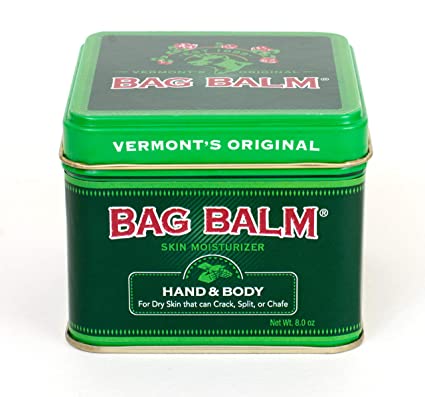 Vermont's Original Bag Balm 8 Ounce Skin Moisturizer for Dry Skin, Cracked Heals, Dry Elbows, Chafing