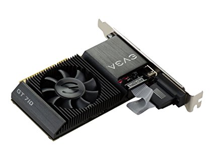 EVGA GT 710 1GB DDR3 64bit Single Slot, Low Profile 01G-P3-2711-KR