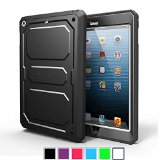 Fintie iPad mini 321 Case - CaseBot Tuatara Supporting Touch ID Rugged Unibody Hybrid Full Protective Cover with Built-in Screen Protector and Impact Resistant Bumper Lifetime Warranty Black
