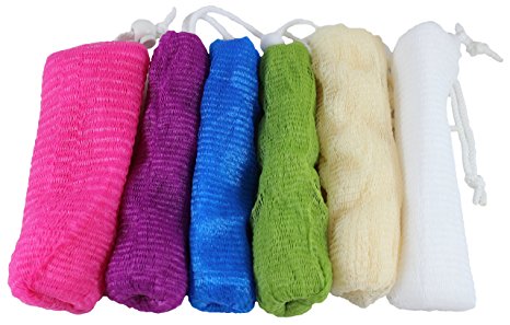 Exfoliating Mesh Soap Saver by Oxley Health (6 Pack Soap Saver)