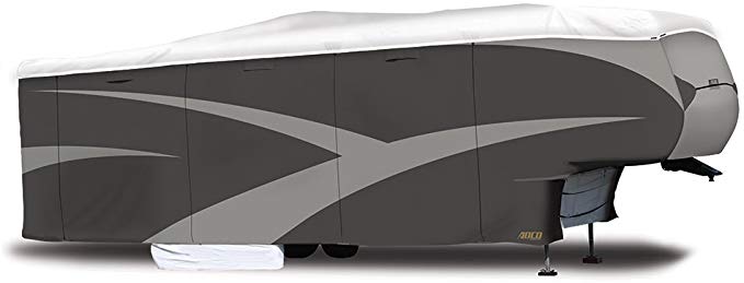 ADCO 34855 Designer Series Gray/White 31' 1" - 34' DuPont Tyvek Fifth Wheel Trailer Cover