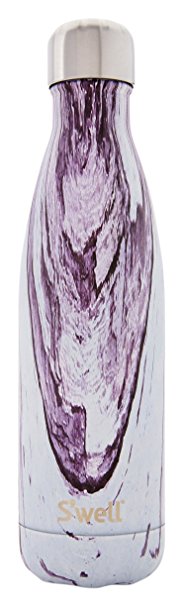 S'well Insulated, Triple Walled Stainless Steel Water Bottle, Lily Wood In 17oz