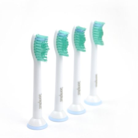 Soniplus Standard Replacement Toothbrush Heads for Philips Sonicare ProResults HX6013/HX6014, 4 Pack