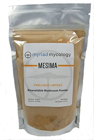 Myriad Mycology Mesima Mushroom Powder 5.2oz or 150g, Made in USA / Sang Huang