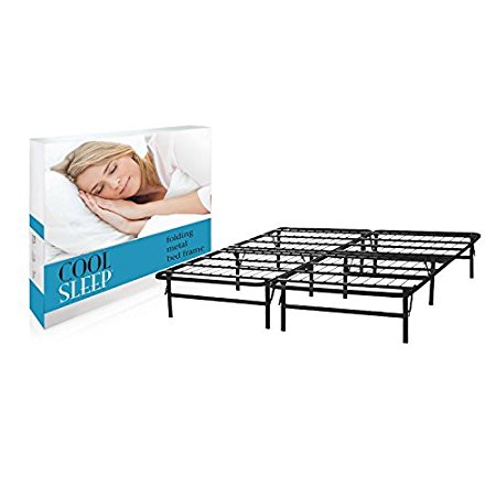 Lifetime sleep products Metal Platform Bed for Memory Foam Mattress, Queen