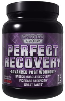 Recovery Drink Advanced Post Workout Supplement, PERFECT RECOVERY, Complete Muscle Recovery Shake with Whey Protein, Aminos, Vitamins, Antioxidants and Electrolyte Matrix. Great Taste Fruit Punch