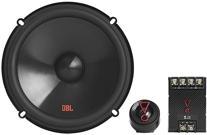 JBL Stage 3607CF - 6.5" Two-way car audio component system w/crossover - No Grill