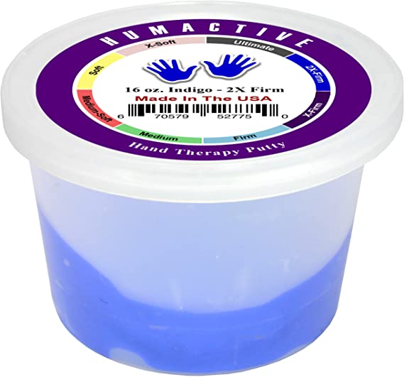 Hand Therapy Putty - Physcial, Occupational Therapy, and Strength Training - 16 oz, 2X-Firm