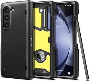 Spigen Case for Galaxy Z Fold 5 Case, Slim Armor Pro Pen Edition Designed for Samsung Galaxy Z Fold 5 Case - Black