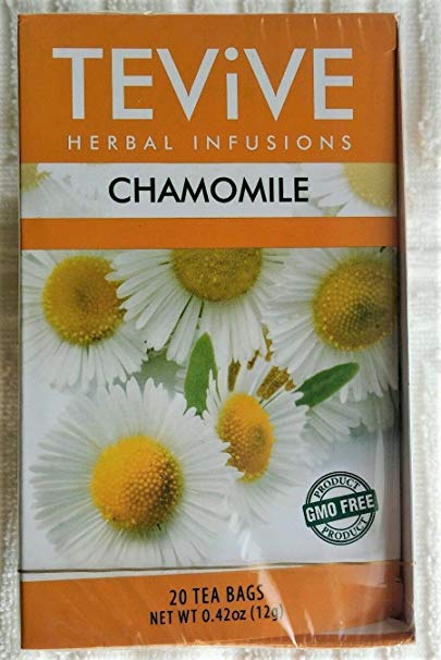 Tevive Herbal Infusions Chamomile Tea, 20 Bags
