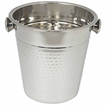 Chef Craft 21994 Hammered Champagne Bucket, Stainless Steel