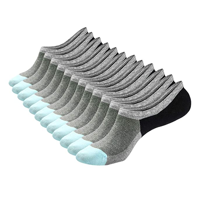 Mens No Show Socks Men Ankle Socks Low Cut Non slip Casual Invisible Cotton Socks Fiream
