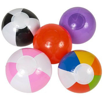 Beach Balls 25 Count  Mini Inflatable 6