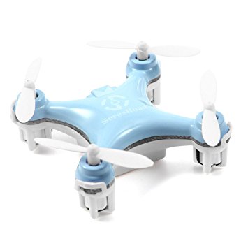 Mini Pocket Drone 4CH 6 Axis Gyro RC Micro Quadcopter with 3D Flip, Headless Mode, One Key Return Nano Copters RTF Mode 2