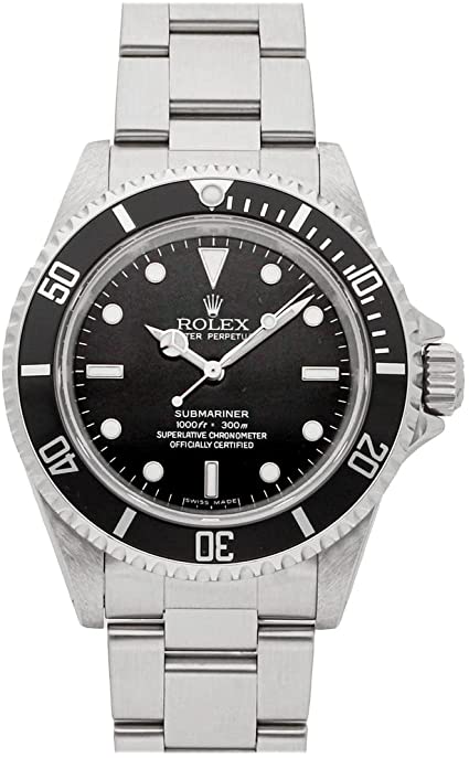 Rolex Submariner Automatic Black Dial Watch 14060M-0001 (Pre-Owned)