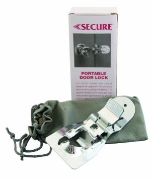 Secure® Portable Door Safety Lock - Great for Home, Travel, Students