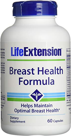 Life Extension Breast Health Formula Vegetarian Capsules, 60 Count